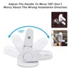 Matenf Childproof Door Lever Lock (2 Pack) Prevents Toddlers Pets