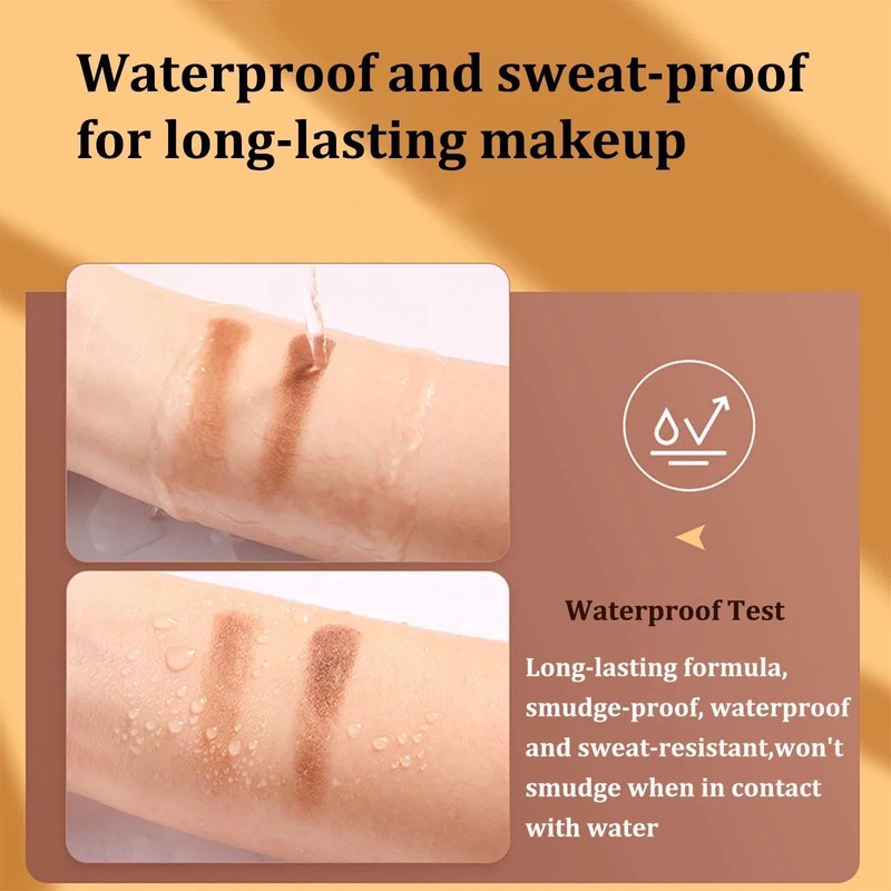 2-in-1 Eyebrow Powder Kit, Eyebrow Pomade – Includes Palette, Pencil,