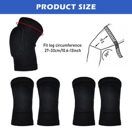 Knee Pads Volleyball, Knee Pads Dancing, 2 Pairs Children's Knee Pads, 7-12 Years Knee Pads with Thickened Pad Guard for Dancing MTB Handball Bicycle Snowboard Scooter Football Wrestling Knee Pads