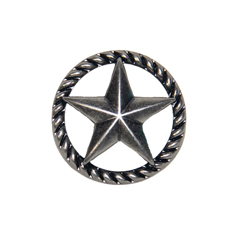 Set of 6 Thin Rope and Star Drawer Cabinet Pull