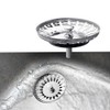 OcioDual Sink Strainer Plug, Diameter 83 mm, Stainless Steel Waste