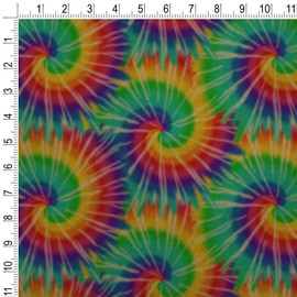 GRAPHICS & MORE Tie Dye Pattern Premium Kraft Roll Gift Wrap Wrapping Paper