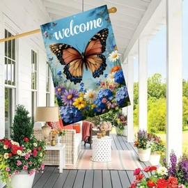 Large Spring Summer Garden Flags Outside 28 x 40 Double Sided