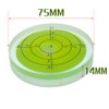 75X14mm metal horizontal bubble universal high precision bubble level round