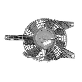 Agility Auto Parts 6028123 A/C Condenser Fan Assembly (Use Garage Tool to Check Correct Compatibility)
