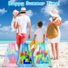 Pack of 3 Beach Toy Bag, Mesh Bag, Sand Toy