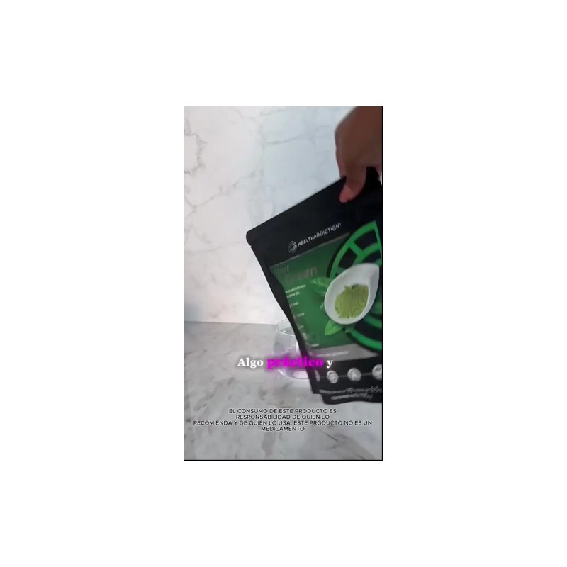 Healthaddiction Shot T-Green Termogénico Thermogenic Powder with Green Tea, L-Carnitine,