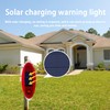 QXMH Solar Strobe Warning Light: Small Solar Safety Warning Light