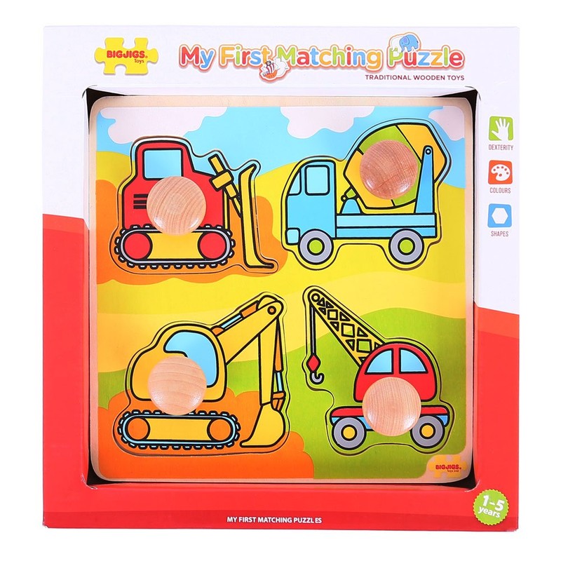Bigjigs Toys My First Peg Puzzle Construction