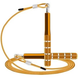Cuerda para Saltar de Velocidad, Longitud Ajustable con Mango Antideslizante Cable de Acero Inoxidable Cuerda para Saltar de Velocidad para Cardio,