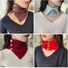 Rubitas Neck Warmer, Scarf, Collar Included, Muffler, Turtle Guard, Knit,