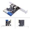 Multibao 2 Ports PCI-E USB 3.0 with 4 Pin molex
