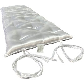 Danfuton Floor Rolling Futon Mattresses, Sleep Cotton Shikifuton Mats 3x30x80 Satin White