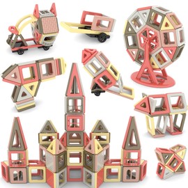 HIWO Magnetic Blocks, 149 pcs, Magnetic Toys, Girls, Toys, Magnetic Blocks, Kids, Educational Toys, Toddlers, Boys, Magnetic Toys, 3D Puzzle, Game, Model DIY, Building Blocks, Toys, Keys, Birthday, Gift, Christmas, Gift, Gift, Cute, Japanese Instruction 