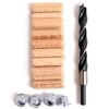 BM BMD-10 Woodworking Dowel Set, 0.4 x 1.4 inches (10