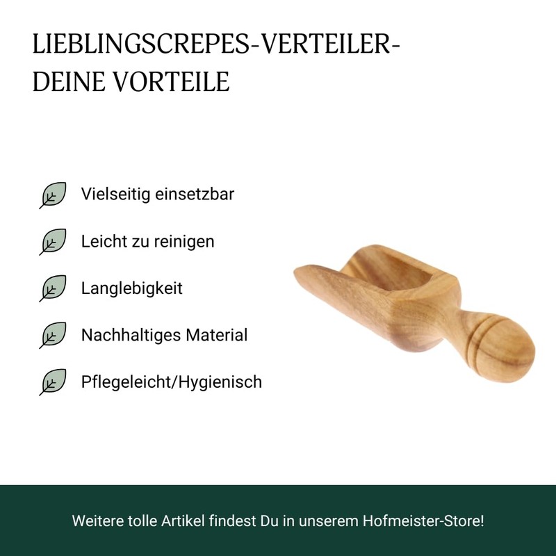 HOFMEISTER® Olive Wood Scoop 9 cm