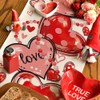 Artoid Mode Love Red Pink Heart Valentine's Day Table Runner,