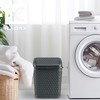 KADAX Rubbish Bin with Swing Lid, Waste Bin with Lid,