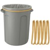 Rubber Bands 55 Gallon Trash Cans - Garbage Bag Holder