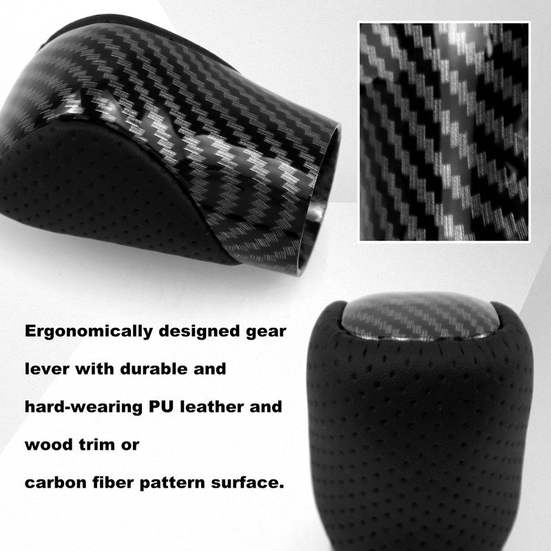 RYANSTAR RACING Carbon Fiber Gear Shift Knob Compatible with Lexus
