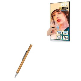 BoxWave Stylus Pen Compatible with Usparkle Touchscreen Monitor (14 in) - FineTouch Capacitive Stylus, Super Precise Stylus Pen - Champagne Gold