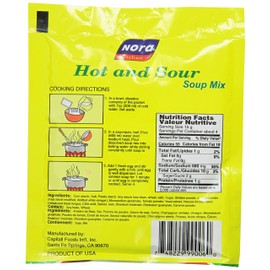 Nora Chinese Style Hot and Sour Soup Mix, 2.12-Ounce (Pack of 6)