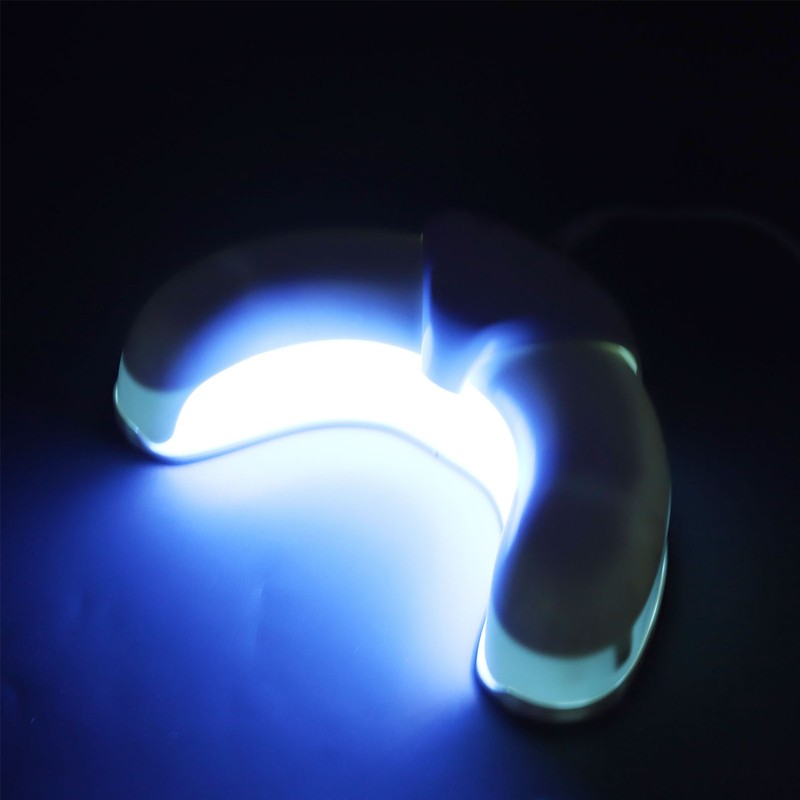 UV Gel Nail Lamp Foldable U Shape Adjustable 3 Gear