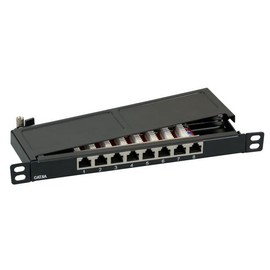 EFB-Elektronik Mini Patch Panel STP 8xRJ45 Cat.6A 10"