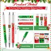36 Sets Christmas Gifts Bulk Glitter Christmas Pens Santa Claus