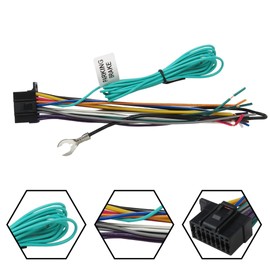 16 Pin Car Stereo Wiring Harness Plug for Sony XAV-AX3200 XAV-AX3250 XAV-AX4000 XAV-AX5000 XAV-AX5500 XAV-AX5600 XAV-AX6000 XAV-AX7000 US S Hip