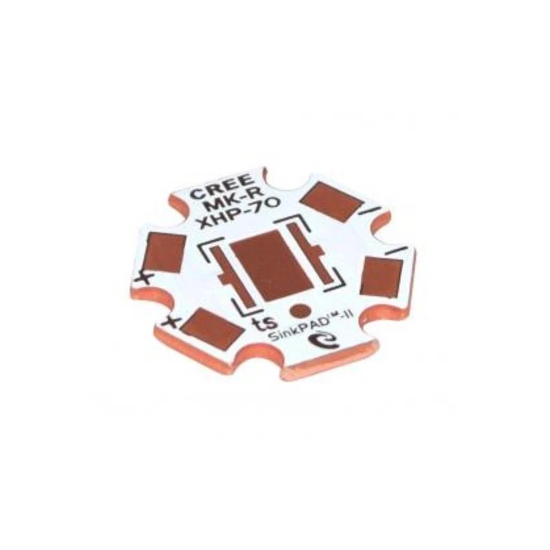 SinkPad Copper LED PCB direct thermal path for Cree XML,