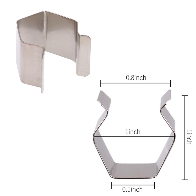 DGQ 20 Pieces Screen Door Installer Clips Window Screen Clips