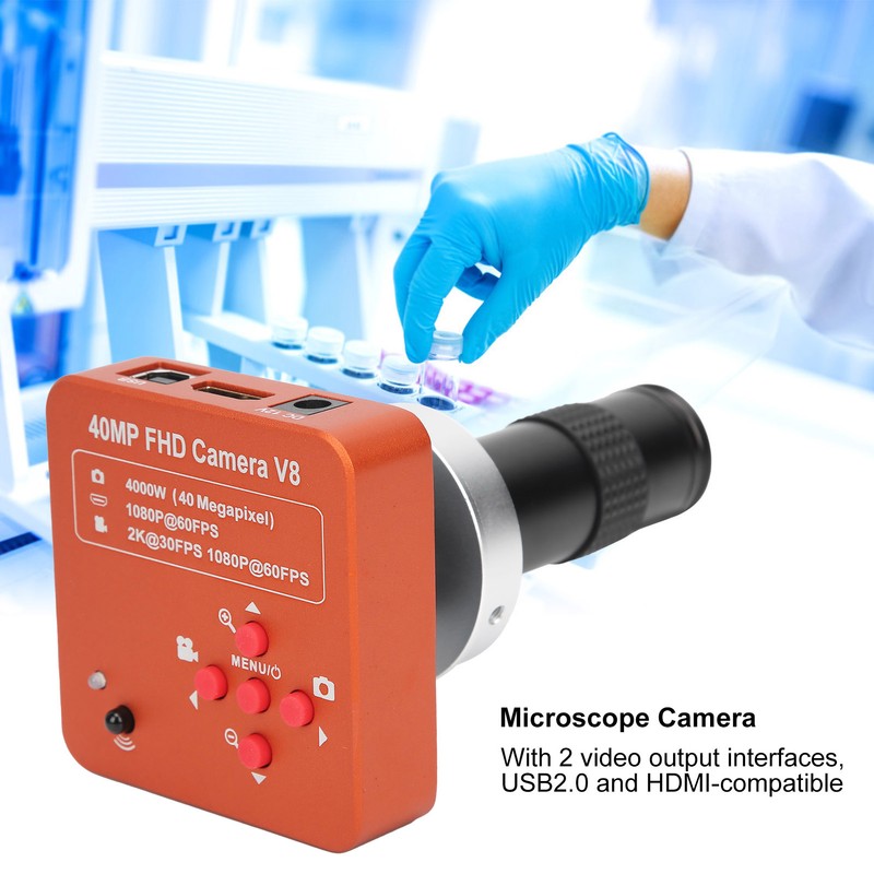 KP-130X-4100 Electron Microscope Camera with Lens 40MP Industrial Camera AC100-240V