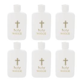 PASOLABE 100ml Holy Water Bottle 6Pcs Plastic Holy Water Container Empty Containers