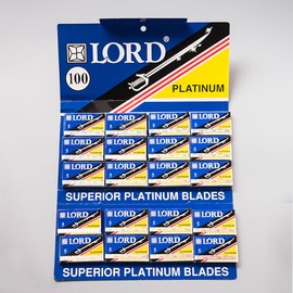 Barbero 로드 플래티늄 면도날 20팩 (100개) LORD Platinum Razor Blades 20 Pack (100 Blades)