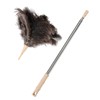 MehelloFeather Ostrich Feather Duster 27-94Inch Retractable Fluffy Natural Detachable Ostrich