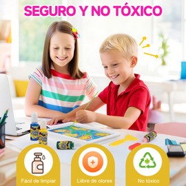 Kit de Pintura Marmolada Al Agua para Niños, BLYPHOO Juego de Arte de Pintura de Mármol de Agua - Juego de 8 Colores Vibrantes, Arte de Manualidades Creativas, Regalo Ideal para Niños de 3 a 12 Años​