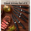 Knife Set, 15 Pieces Kitchen Knife Set with Built in