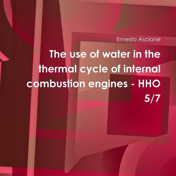 The use of water in the thermal cycle of internal