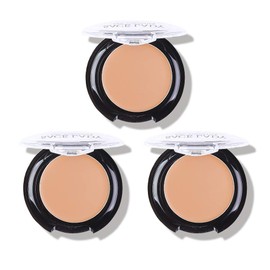 3 Pack Full Coverage Concealer Cream Makeup, Waterproof Matte Smooth Concealer Corrector for Dark Spot Under Eye Circles (3×6g/0.2Oz, 40 Natural)