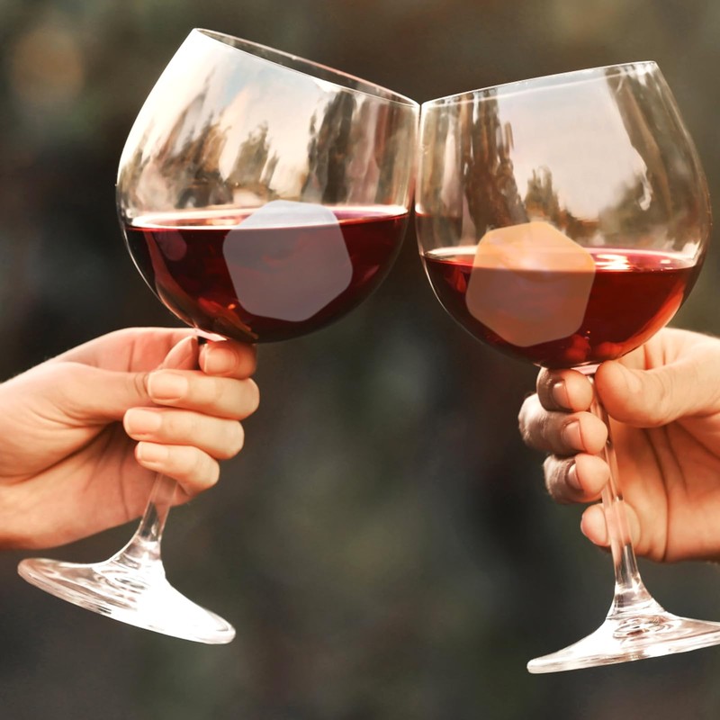 Pack of 24 Ice Cubes, Reusable Ice Cubes, Plastic Ice