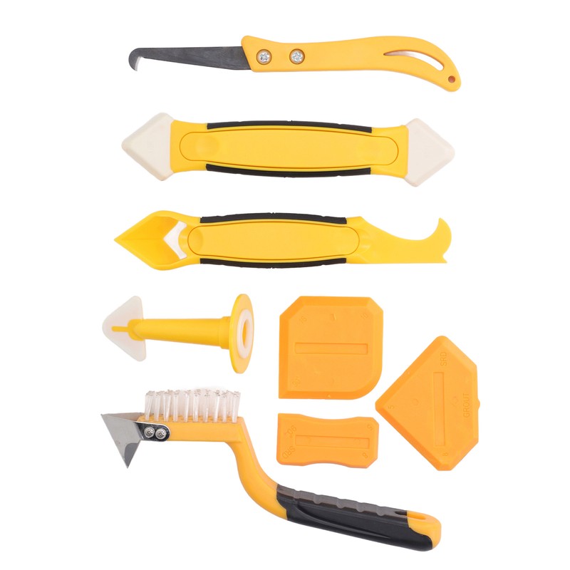 Caulking Tool Kit 8 Piece Silicone Joint Tools Caulk Remover