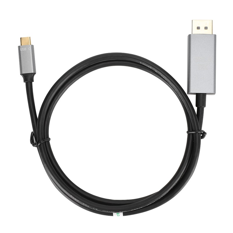 Type C to Displayport 8K 1.4 HD Video Cable Transmission