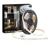 WOWLED 2M USB 5V White LED Strip Light Non-Waterproof USB