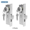 SUMBIN Storefront Door Mortise Lock Hook Deadbolt & Cylinder Combo,