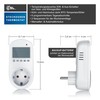 CSL Plug Thermostat, Sockets, Digital Temperature Controller: Heating Thermostat with