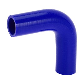 X AUTOHAUX 1 Pcs 32mm/1.26" ID 120mm/4.72" Length 90 Degrees Blue Car Silicone Hose Coolant Hose Universal