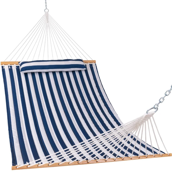 Lazy Daze Hammocks 12 FT Quilted Hammock with Spreader Bar,