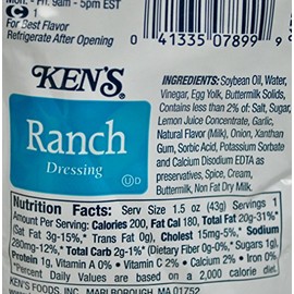 Kens Ranch Dressing (Case of 60)