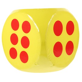 Kisangel Huge Foam Dice Sided Game Props for Classroom Parties Plaything for Fun Gatherings and Educational Activities